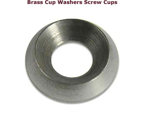 Brass Cup washers   
Brass machined washers  Stainless Steel washers Bronze brass screw cups