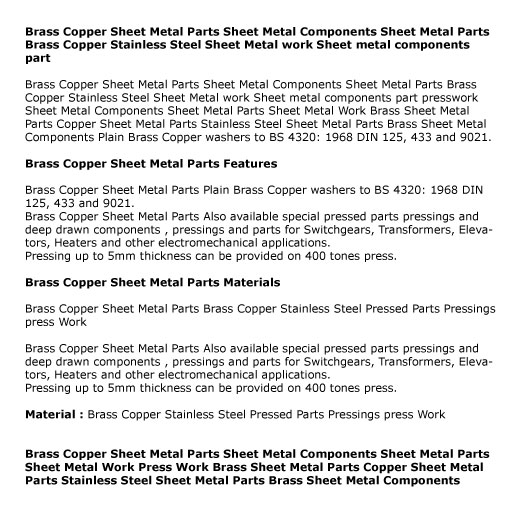  
parts india, Sheet metal components manufacturers,